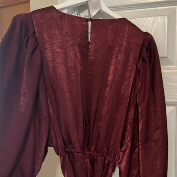 Umgee “Plum” Burgundy Dress - Picture 5 of 5
